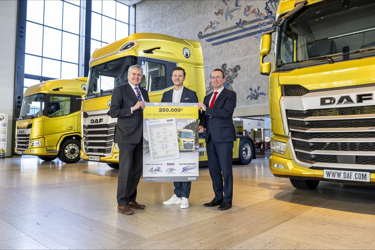 250,000th DAF MultiSupport Repair & Maintenance contract