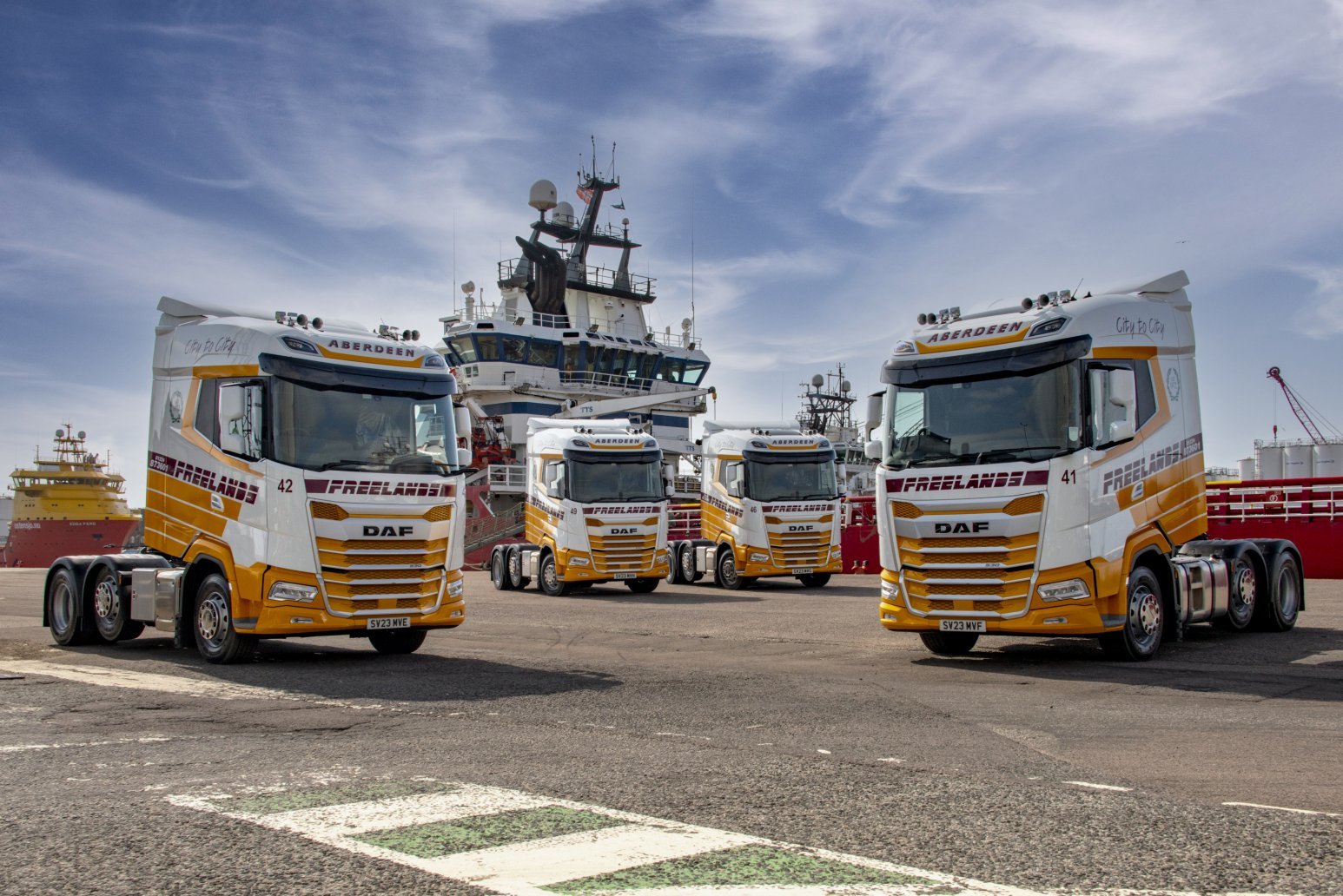 DAF XG quartet for Aberdeen-based Freeland Freight