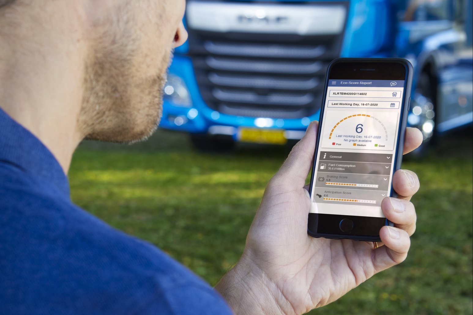 DAF Connect App: enhancing fuel efficiency