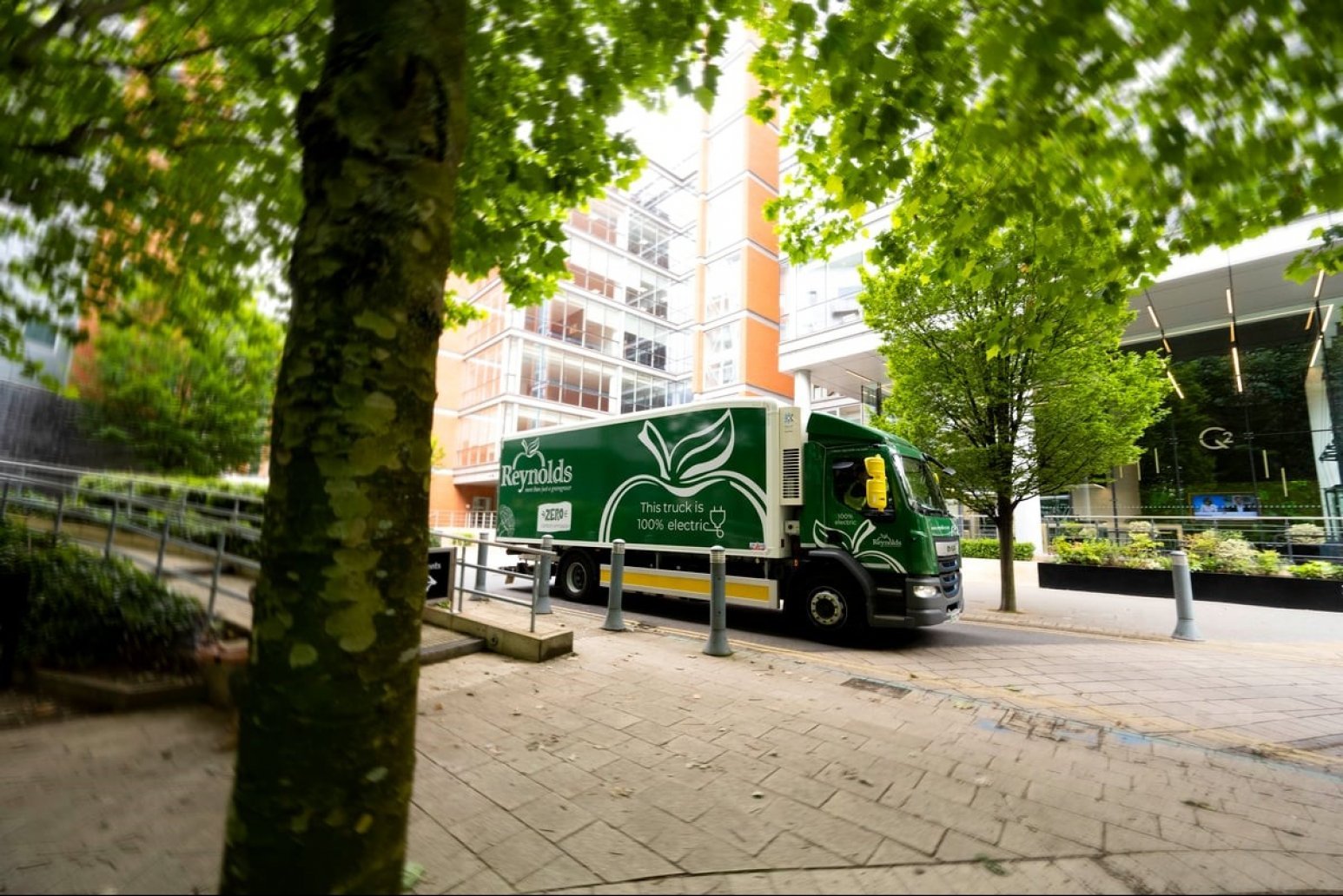 DAF LF Electric hits the road for Reynolds Catering